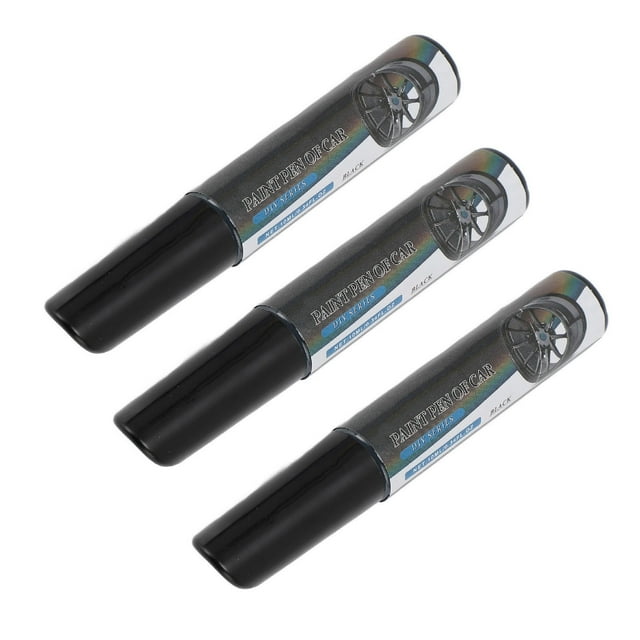 Pintura De Retoque Para Automóviles, Pluma Removedora De Rayones De Pintura De Autos De Secado Rápido Resistente A La Intemperie Fácil De Usar Negro 10ml Para Automóviles