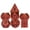 Orange, variant on cusdie 7-Die Resin DND Dice, Shield&Sword Pattern Polyhedral Dice Set for Role Playing Game Dungeons and Dragons D&D Dice Pathfinder