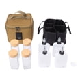 thumbnail image 2 of Travel Spice Kit, Spice Jar and Bag Set Spice Containers 120ML Seasoning Bottle Liquid Kettle Travel Spice Container Kit with Oxford Cloth Bag for Home Kitchen Camping BBQ, 2 of 8