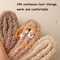 thumbnail image 3 of 1 Pair Fashion Comfortable Coral Velvet Women Warm Kneepad Thermal Long Sock Boot Cuffs Stocking PINK, 3 of 8
