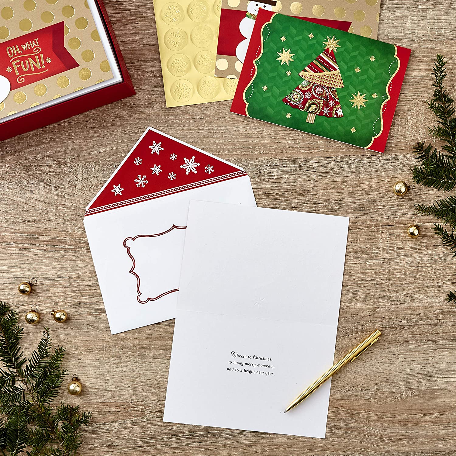 Hallmark Christmas Boxed Card Assortment Dove & Angel 40 Cards w/ Envelopes &