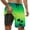 a-Green, variant on Swim Trunks Men 5 Inch Inseam High Elastic Waist Board Shorts Comfy Swimsuit for Men Men Swim Trunks Summer Beach Oversized Bathing Suit Beach Board Shorts