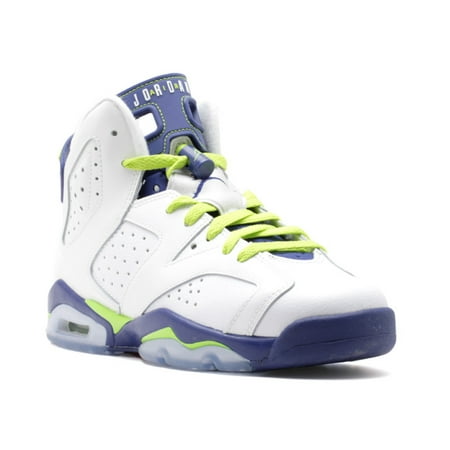 (GS) Air Jordan 6 Retro 'Seahawks' (2014) 543390-108 Sneakers Kids Youth