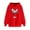 Red, variant on Fiaer Christmas Hoodie Women Snowman Plus Size Hooded Sweatshirts Drawstring Long Sleeve Loose Fit Trendy Tops with Pocket Yellow XL