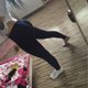 thumbnail image 3 of Puntoco Mujeres Moda Soild Yoga Hip Lifting Slim Pantalones Stretch Sexy Leggings Puntoco Puntoco-6493, 3 of 8