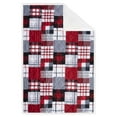 thumbnail image 2 of Safdie & Co. Premium Ultra Soft Oversized Quilted Throw Blanket Plaid Patchwork, 2 of 2