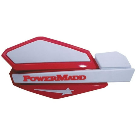 Powermadd Star Series Handguard Extensions - Powermadd 34222 Star Series Handguards - Red/White