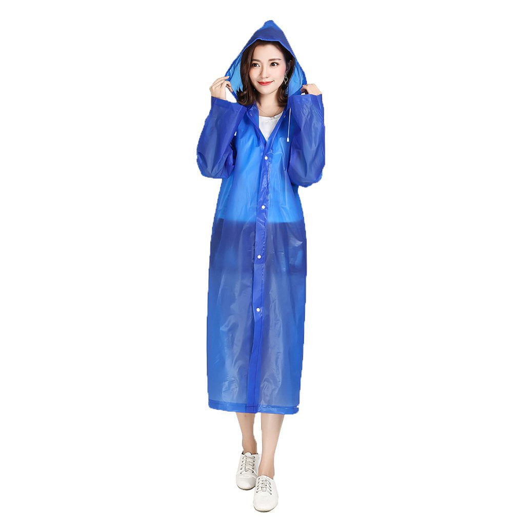 plus size transparent raincoat