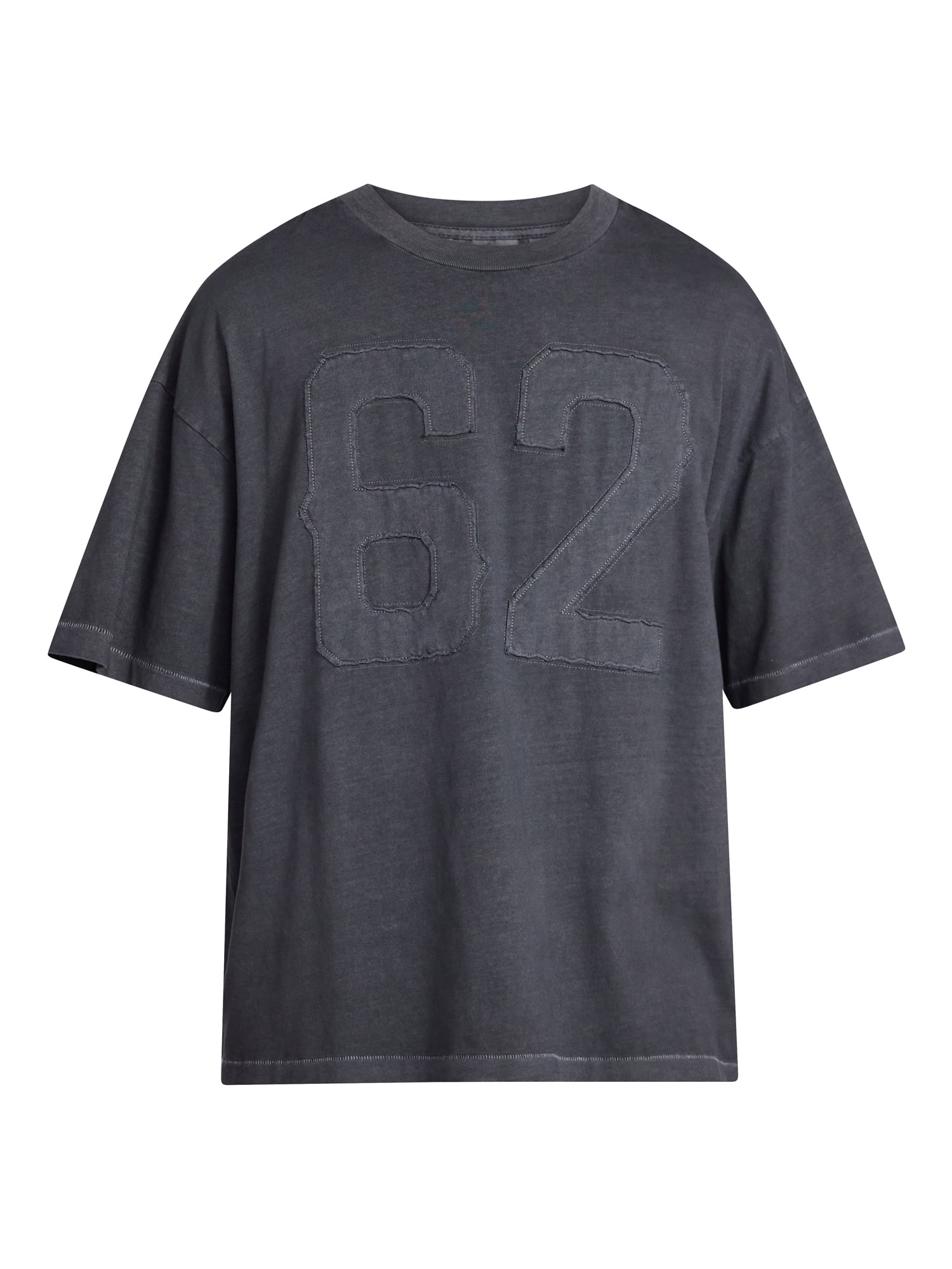 No Boundaries Boxy Number Tee with Short Sleeves, Men's XS-5XL