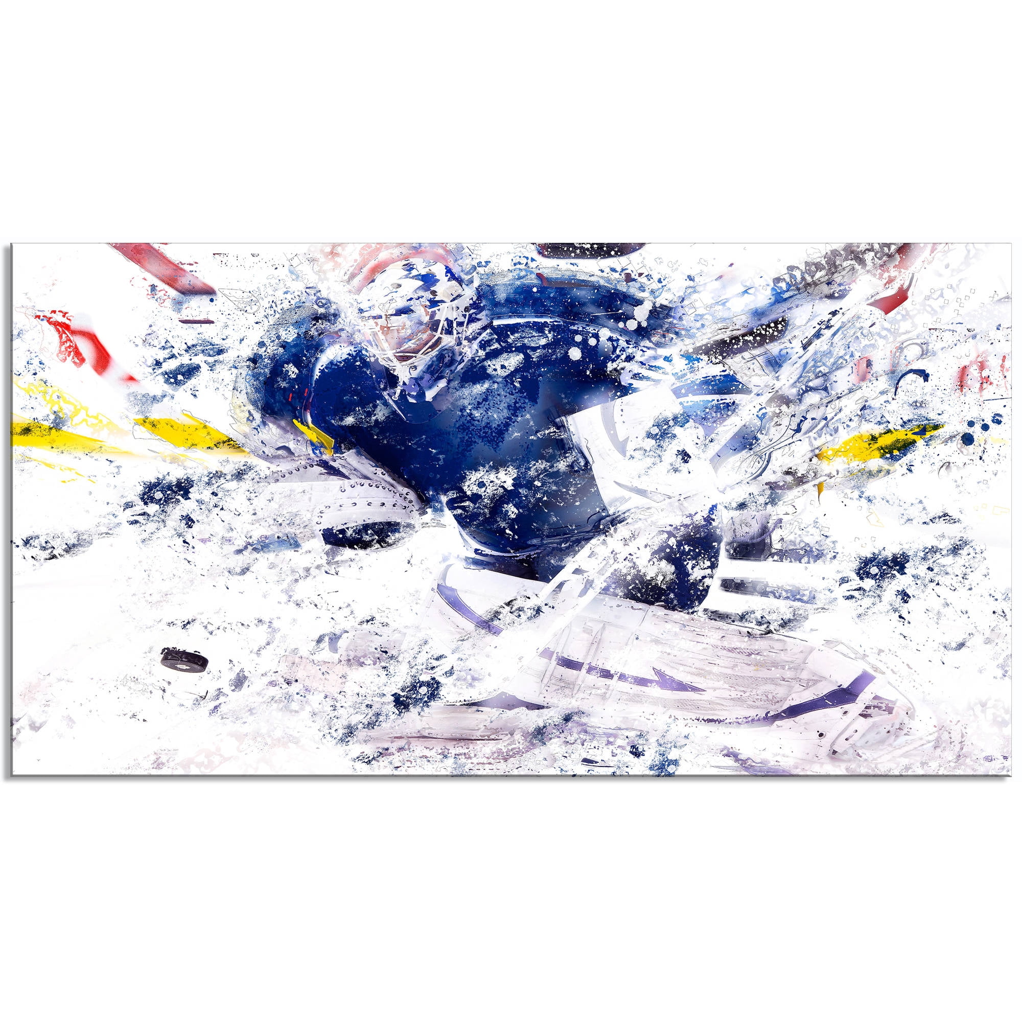 Design Art Hockey Slap Shot, 32" x 16"
