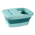 thumbnail image 2 of Bañera plegable para pies, lavabo para pies, bañera para pies, baño de pies, lavabo de spa para pedicura. Verde, 2 of 9