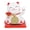 White, variant on Rupoun 2 Inch / 5 cm Solar Powered Fortune Cat Decorative Figurine with Clear Box, Waving Arm Lucky Cat for Desk Car Dashboard Home Decor, Yellow
