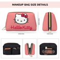 thumbnail image 3 of Hello Kitty Makeup Bags Stylish Large Capacity Cosmetic Bags Merch Girl Zipper Beauty Toiletry, 3 of 6