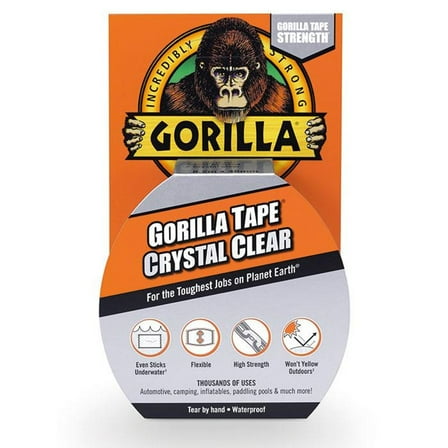 Gorilla Tape Crystal Clear 8.2m