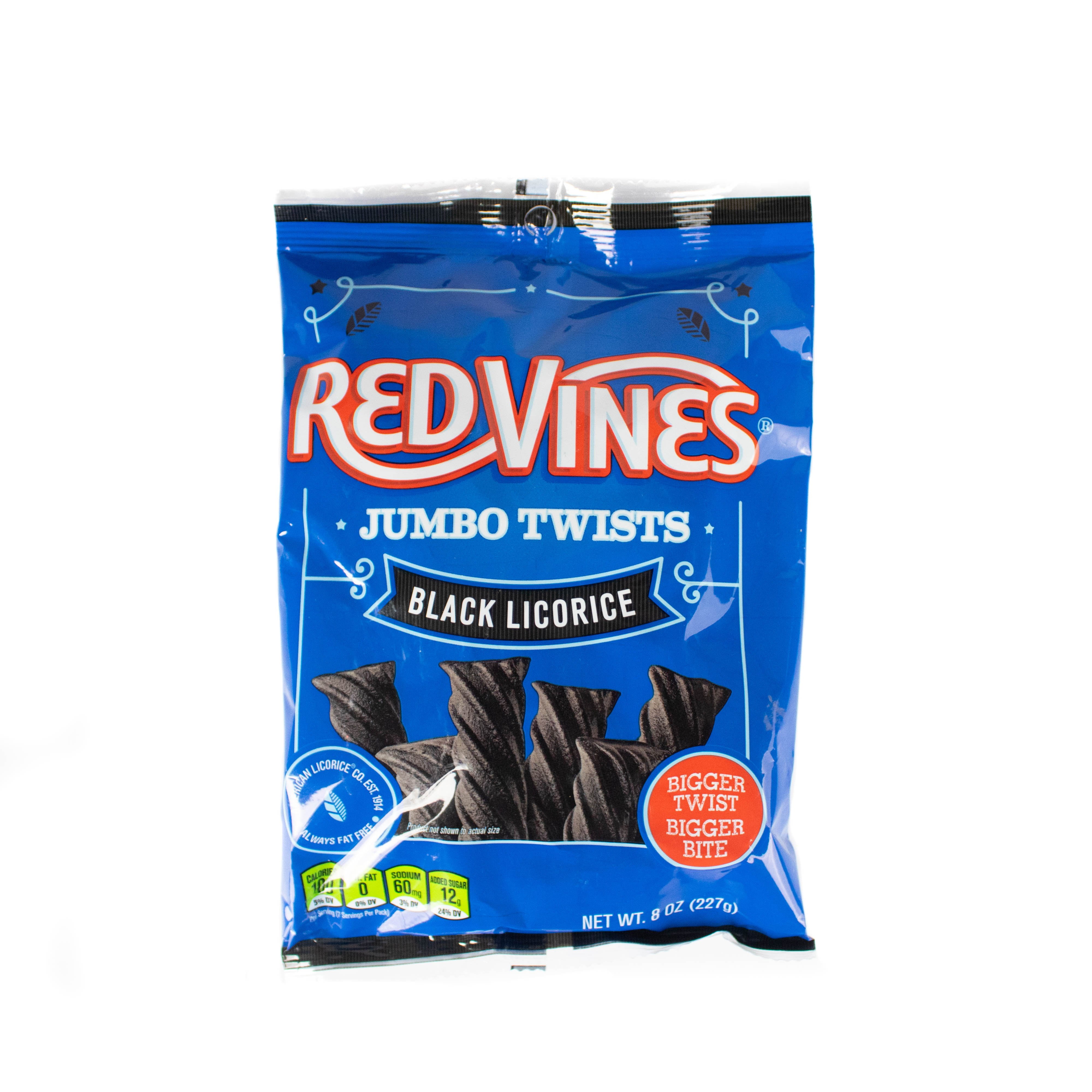 Buy Red Vines Jumbo Black Licorice Twist Candy, 8 Oz Online at Lowest