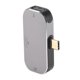 thumbnail image 3 of Hub USB C 3 en 1 con puertos DP, USB A y Tipo C, compatibilidad con 4K HDR, carga rápida, para Windows, Android y MAC, 3 of 5