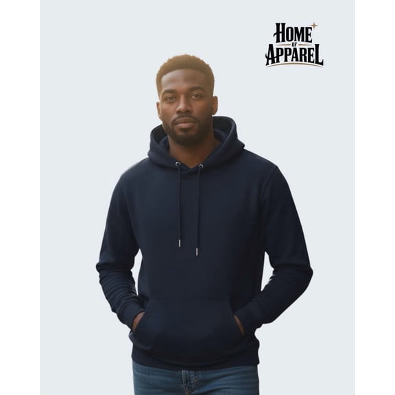 Unisex Heavyweight Hoodie With "Kangroo Pocket" Size XL - Navy