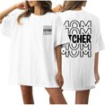 thumbnail image 1 of Birdeem T-Shirt de Baseball pour Femmes Imprimé devant et derrière Col Rond Manches Courtes, 1 of 12