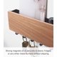 thumbnail image 5 of Perchero magnético de pared marrón con ganchos y bandeja en acero y madera | Guarda llaves, talla única, 5 of 5