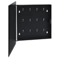 thumbnail image 3 of vidaXL Key Box with Magnetic Board Black 35x35x5.5 cm, 3 of 5