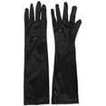thumbnail image 3 of Namzi Classic Adult Size Long Opera Length Satin Gloves 15"（Pink）, 3 of 5