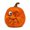 B, variant on C Smiling Pumpkin Whimsical Figurine For Halloween, Funny Plastic Ornament For Tabletop Display C