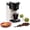 White & Balck, variant on Red Single Serve Coffee Maker for K Capsule, Compact Mini Coffee Maker 800 Watt Coffee Machine for Pods or Ground, Fast Brew, Auto Shut Off, 12 Oz Brew Size for Travel, Office, RV and Dorm