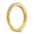thumbnail image 6 of 14K Yellow Gold Ring Band Wedding Diamond, Lab Grown Round White, Size 5, 6 of 6