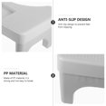 thumbnail image 3 of MOVTOTOP Toilet Stool Pool Stool Toilet Stepping Stool Bathroom Stool Poop Stool Bathroom Toilet Stool, 3 of 7