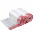 thumbnail image 2 of Jekiyo 1.5 Gallon Drawstring Clear Trash Bags, Wastebasket Bags Small, 120 Counts, 2 of 4