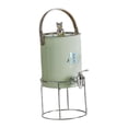 thumbnail image 3 of Dispensador de bebidas con soporte y tapa Jarra de agua fría Hervidor de agua fría acrílico con Verde, 3 of 9