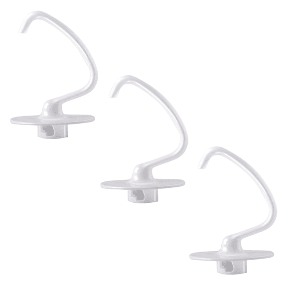 Scaroo K45DH Stand Mixer Coated 4.5 QT Dough Hook for KitchenAid KSM110 3-PACK