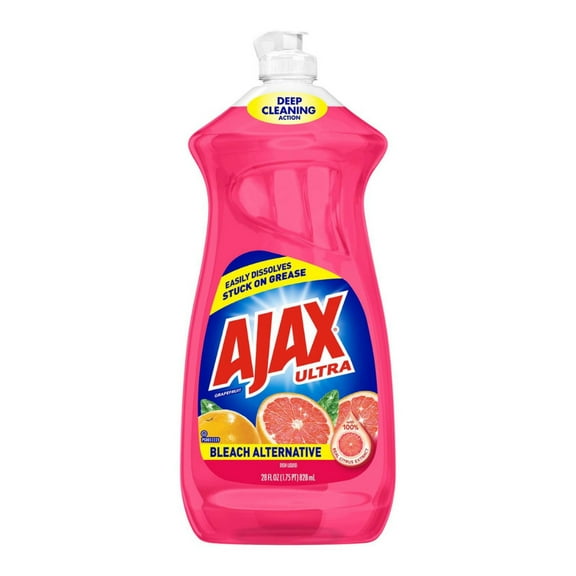 Ajax Bleach Alternative Dish Liquid Grapefruit, 28 Oz