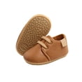 thumbnail image 2 of Gureui Kids Baby Boys Girls Lace Up Sneakers, Autumn Soft Sole Infant Moccasins, Newborn Anti-slip First Walkers Shoes, 2 of 6