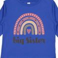 thumbnail image 4 of Inktastic Big Sister Announcement Rainbow Girls Long Sleeve Toddler T-Shirt, 4 of 5