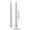 Silver, variant on Bdday Solar Lights Outdoor Waterproof Black Flameless Candles 2-Pack Blinking Realistic Led Battery Powered Decorative Candles for Wedding Party Home Decor Reading Lamp