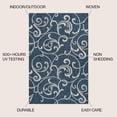 thumbnail image 2 of JONATHAN Y TUSCAN SUN 4 x 6 Area Rug, Maribel Traditional All-Over Scroll - Navy/Cream, TSN205B-4, 2 of 8