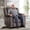 Brown, variant on Bonzy Home Power Recliner Chair, Oversized Soft Fabric Power Reclining Chair with Overstuffed Cushion and Backrest & Usb Port for Living Room, Gray