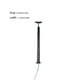 thumbnail image 4 of Yuarrent Modelo de lámpara de ferrocarril Accesorios de paisaje Mini-Tamaño LED Farola de metal Escalera Farolas Arquitectónico Negro (Luz Type1 NO1, 4 of 6