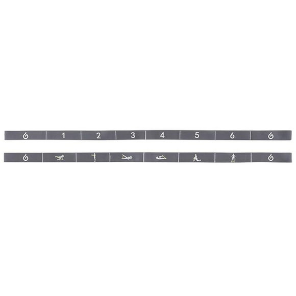 mmirethe Resistance Latin Bands Elastic Bands Expander Pilates Yoga Stretch Bands Gymnastics Workout Exercise Bands for Fitness Dance Training Workout
