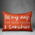 thumbnail image 3 of Creative Products Good Friends Sunshine 14x20 Spun Poly Pillow, 3 of 3