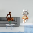 thumbnail image 2 of Figura del pensador abstracto,Estatua de Pensador Abstracto,Arte,Decoración para el Hogar,Estatua de astronauta,Estatua de astronauta,figura espacial,adorno,Figura decorativa de resina para, 2 of 8