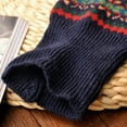 thumbnail image 5 of Women Bohemian Crochet Knitted Long Leg Warmers Spring Patchwork Knee High Warm Boot Socks, 5 of 5
