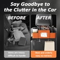 thumbnail image 5 of Upgraded Car Organizers and Storage Box, Multifunctional Headrest Backseat Organizer with 2 Cup Holders, Tissue Box and Hooks, Smart Over-Seat Car Organizer for Most Vehicles, 5 of 7