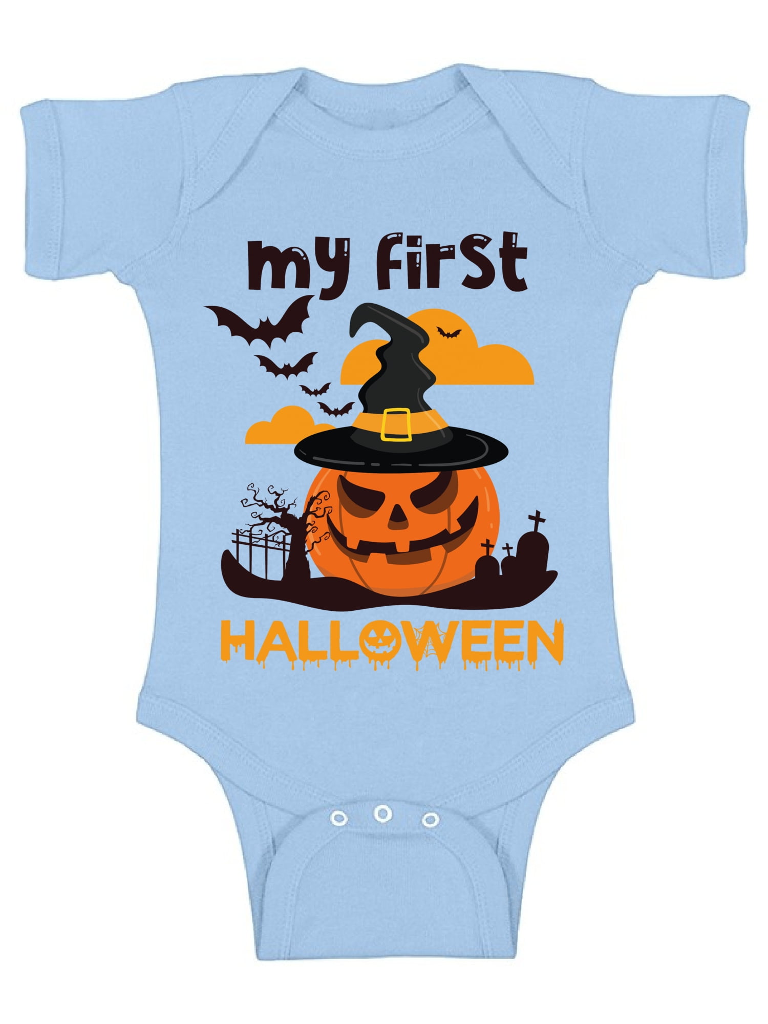 pumpkin baby romper