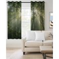 Forest Green Trees Blackout Curtains 84 Inches Length, Cottagecore ...