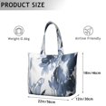 thumbnail image 5 of Flower Women's Large Weekend Travel Bag Moving Canvas Handbag Thick Double Layer Beach Weekend Travel Unisex Hospital Maternity Delivery with Toiletry Waterproof, 5 of 5