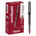 thumbnail image 1 of Bolígrafo uniball Vision Micro, tinta roja, 0,5 mm, 12 unidades, 1 of 7