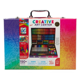 Cra-Z-Art Deluxe Art Caddy, 58 Piece Multifunctional Set, Child to Adult, Beginner to Expert