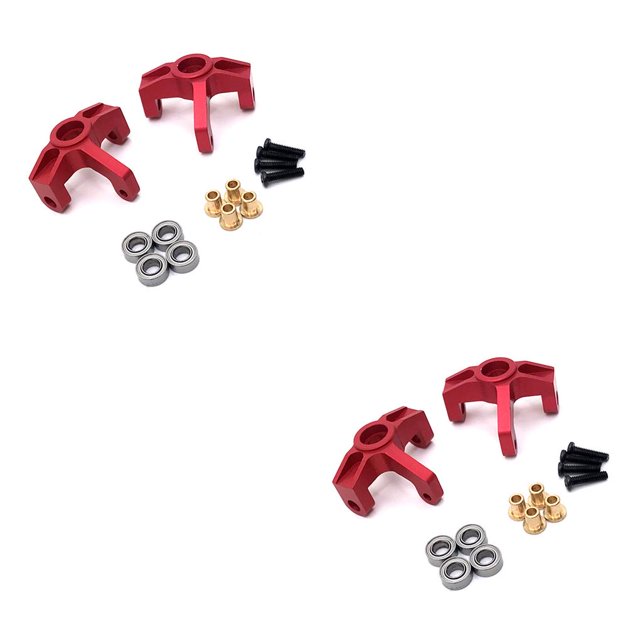 Juego de piezas de repuesto sweethay cojinete de copas de dirección coche modelo RC para WLtoys 124016 124017 124018 124019